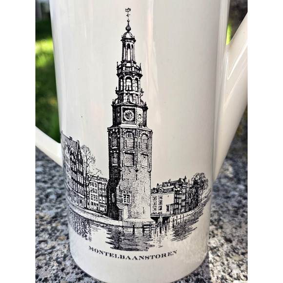 Villeroy & Boch Tea Coffee Pot Porcelain Amsterdam Montelbaanstoren Westertoren - Picture 6 of 7